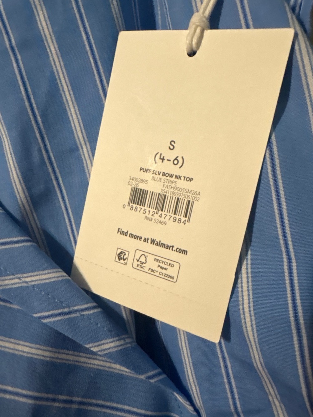 Puffy sleeve bow shirt